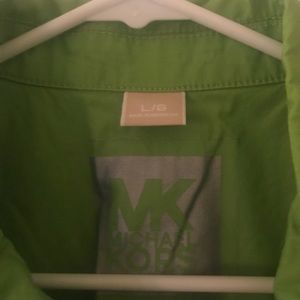 Neon green  3 quarter sleeve spring jacket
